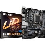 GIGABYTE LGA1700 H610M S2H DDR4 (H610/ Intel LGA 1700/ Micro ATX/ DDR4/ Single M.2/ PCIe 4.0/ USB 3.2 Gen1/ Realtek GbE LAN/Motherboard)