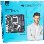 H61 Motherboard NVMe LGA 1155 Socket | 6USB,1VGA,1LAN,1Audio,1HDMI Port