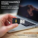 LAPAIR Wifi Adapter 300Mbps Nano USB 2.0 , Compact WiFi Dongle for Fast Internet, Compatible with Windows, Linux, Mac, 1-Year Warranty - Image 3